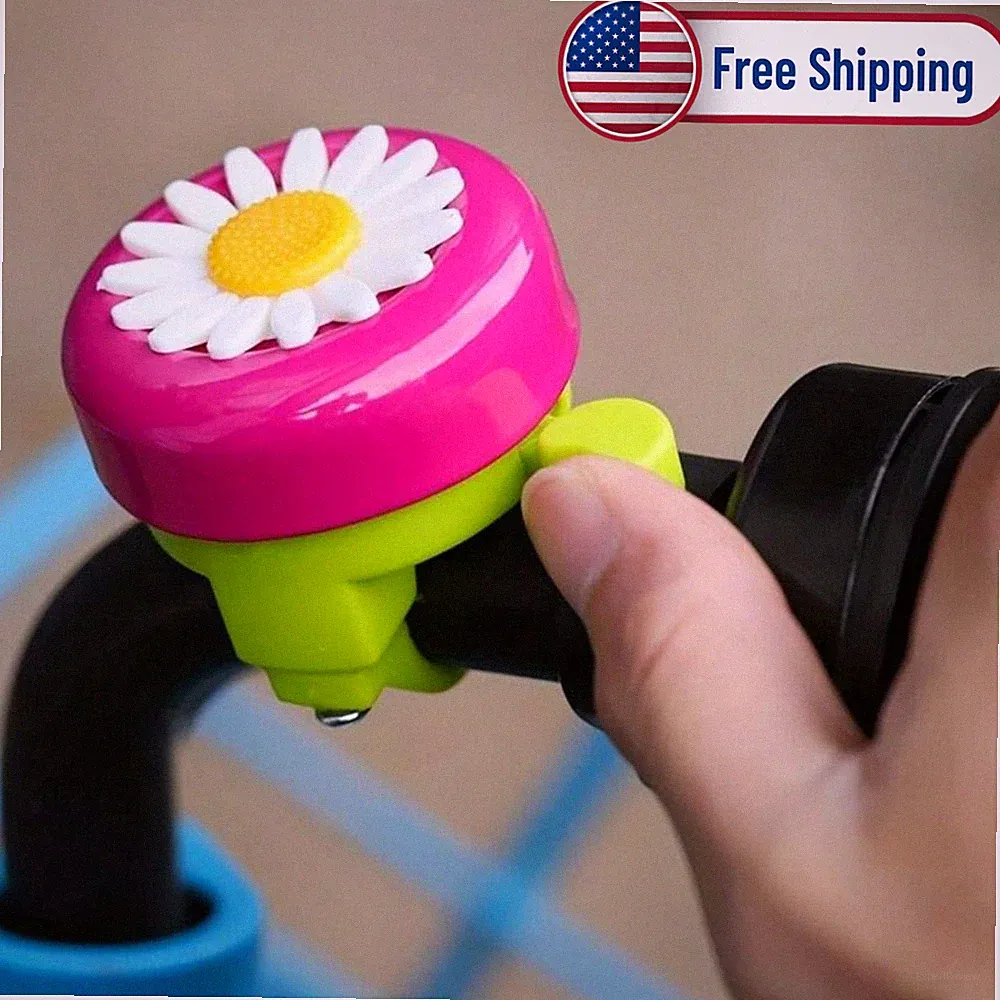 1PC Flower Bicycle Bell Loud Bicycle Horn Cycling Safety Bell Alarm Ring for Kid