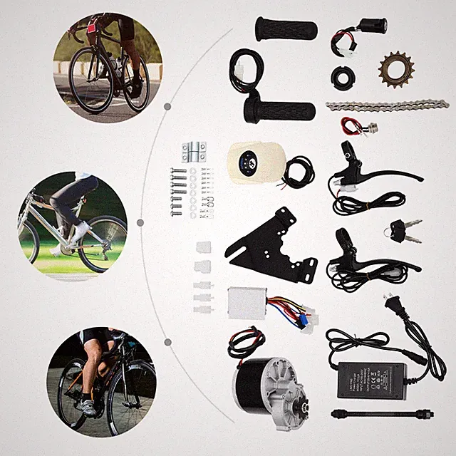 24V 250W Electric Bicycle Conversion Kit E-Bike Cycling Brush Motor & Controller
