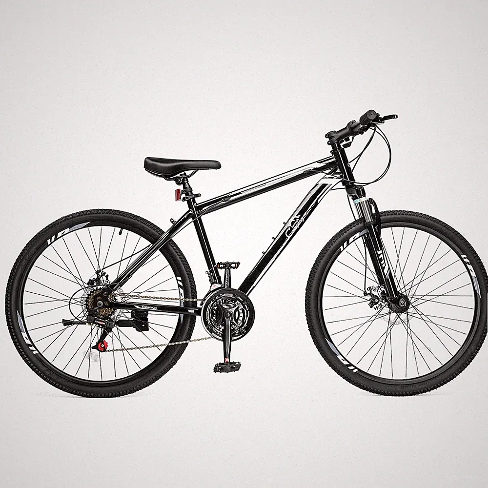 26 inch Tire Mountain Bike 21 Speed Bicycle High-Tensile Frame MTB Bikes for Men