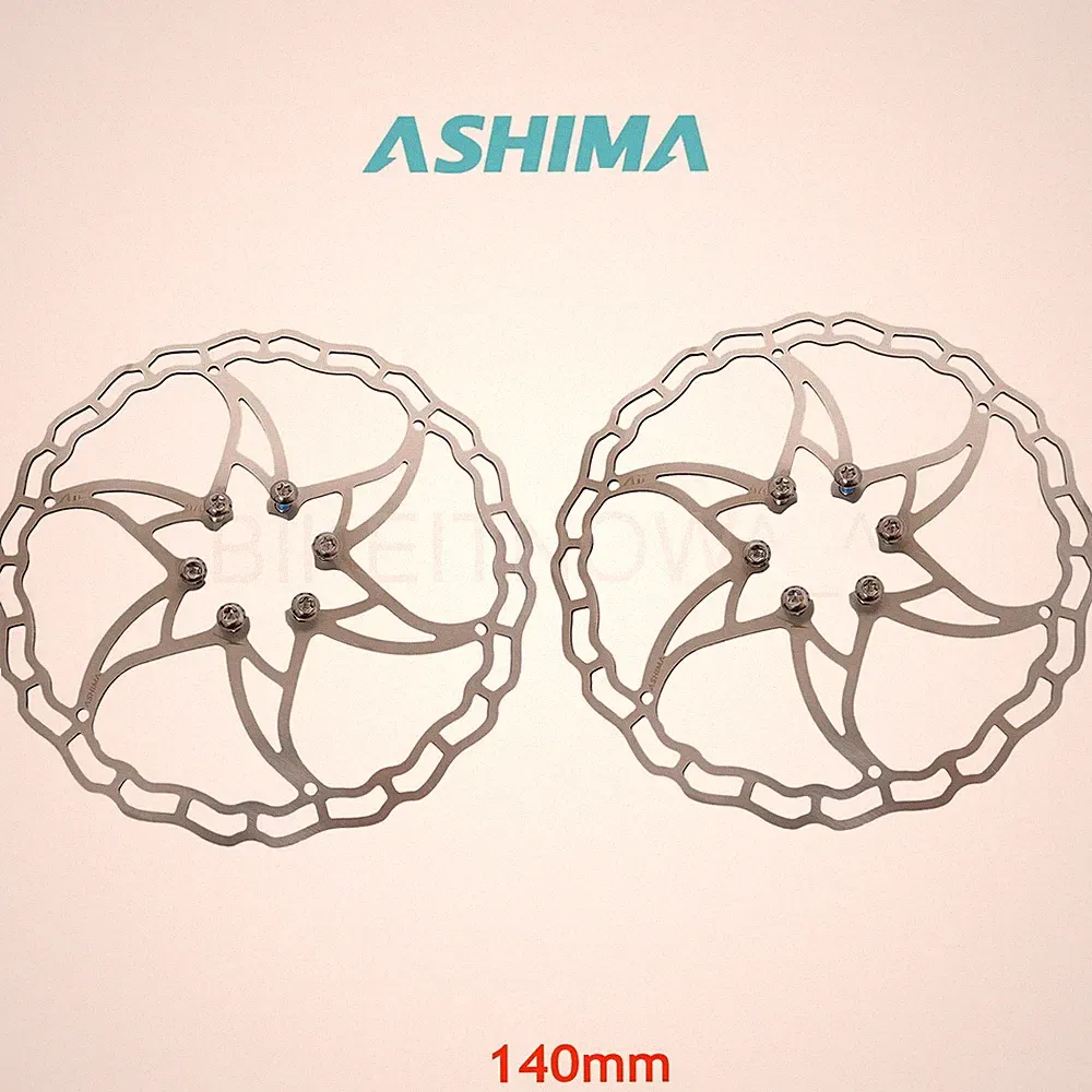 2pc 140mm 64g Ultra Light ASHIMA Ai2 Bike Bicycle Disc Brake Rotor