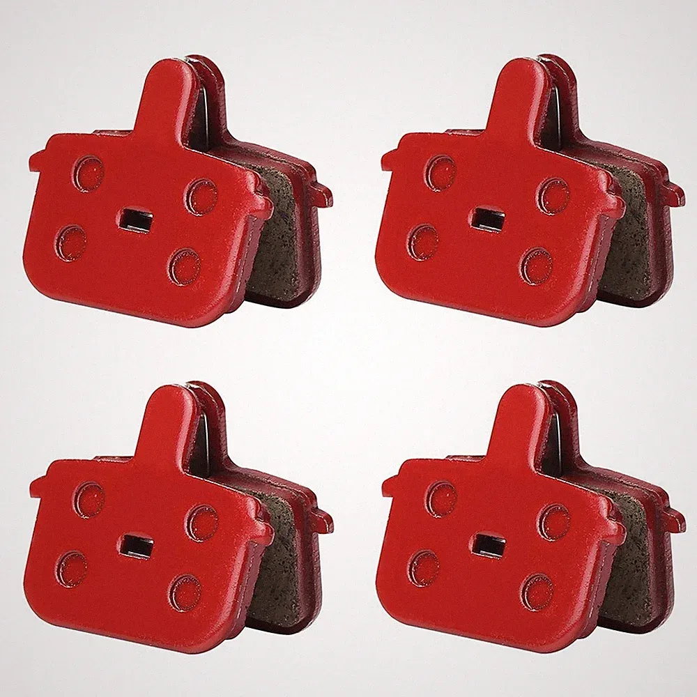 4 Pair Semi-Bicycle Disc Brake Pads Resin Iron Mountain Bicycle