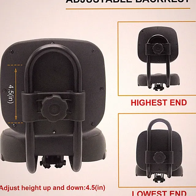Backrest Saddle Bike Seat Bicycle Tricycle Saddle Seat Back Support ,11.5"x9.5"