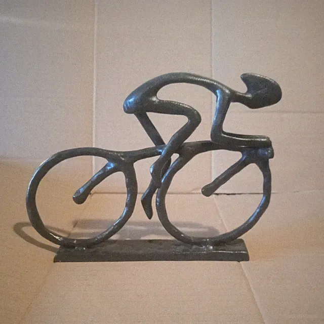 BICYCLE art.. triathlon, pursuit, kilometer, time trial, aero, IRON SCULPTURE fa