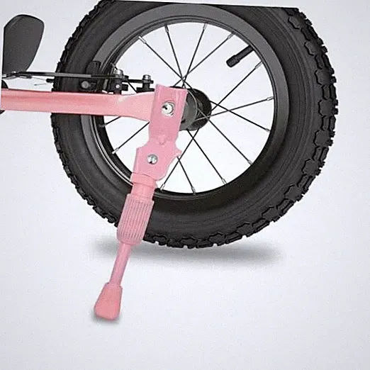 Bike Kickstand for Kids Bike 16 inch Wheel, Adjustable Rear Mount 16 inch-Pink