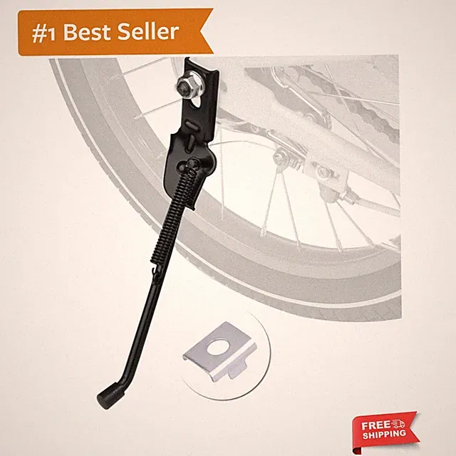 Bike Kickstand for Kids Bike, Universal Rear Side Bicycle Kick Stand, Steel...