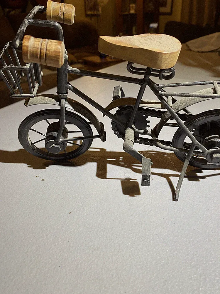 Classic Iron Bicycle, Retro Handmade Iron Bicycle Unique Art Deco