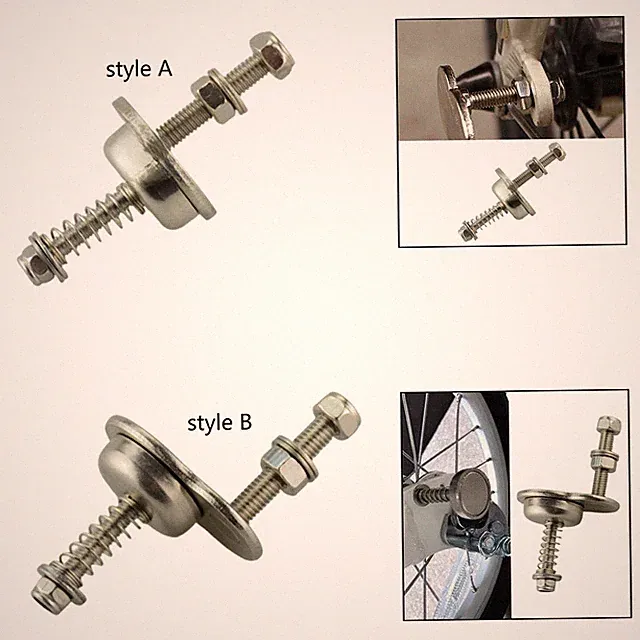 Folding Bike Adhesives Buckle,Supplies Part Anti Loose Adhesives Fastener Holder