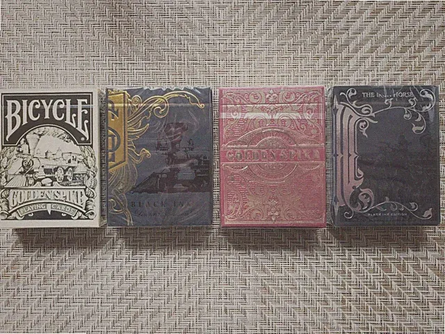 Golden Spike & Iron Horse set of Playing Cards from Black Ink by Jody Eklund