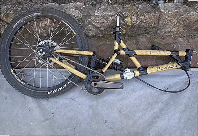 Hairy Gary Howitzer vintage steel hand made fillet brazed downhill frame RARE