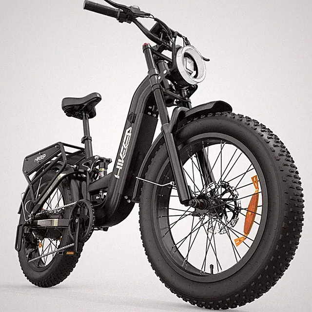 Hikeep 1500W Peak Electric Bike 26" Commuter E-Bike Fat Tire 48V 25Ah for Adults