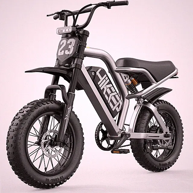 Hikeep 16''x3 Electric Bike Fat Tire Ebike 1500W Peak 48V 15Ah for Teenager bike