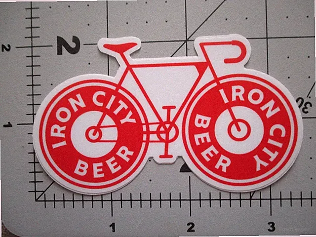 IRON CITY Pittsburgh Brewing I.C. light cycle STICKER decal craft beer brewery J