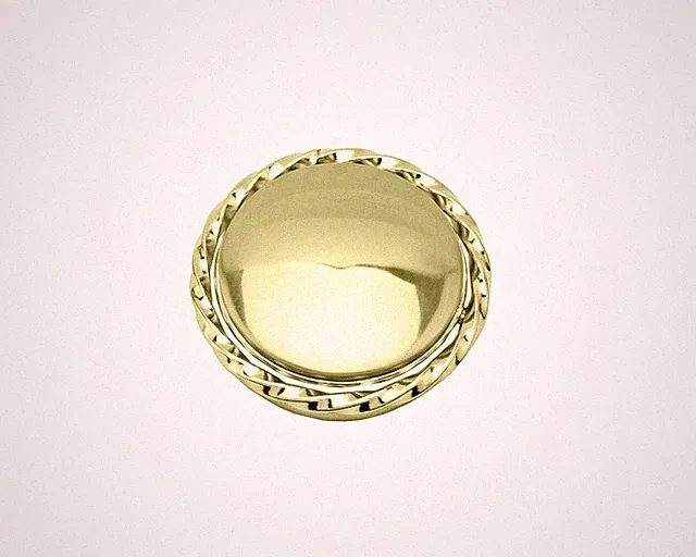 LOWRIDER Bicycle Twisted Gold Bolt Cap Bicycle Axle Cover Cruiser/Chopper Bikes.