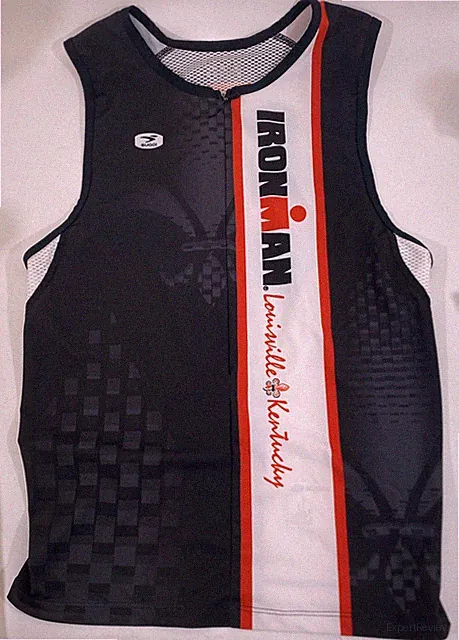 Mens Sugoi Iron Man Louisville Competition Running Biking Zipper RS Tri Tank XL