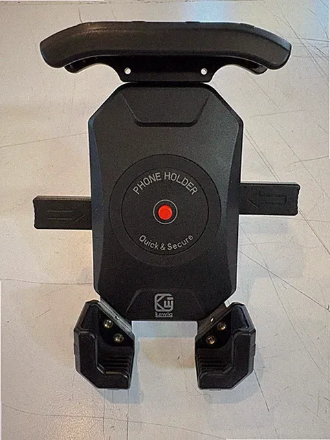 Motorcycle Bike Phone Mount with Solid Aluminum Alloy Mounting Base