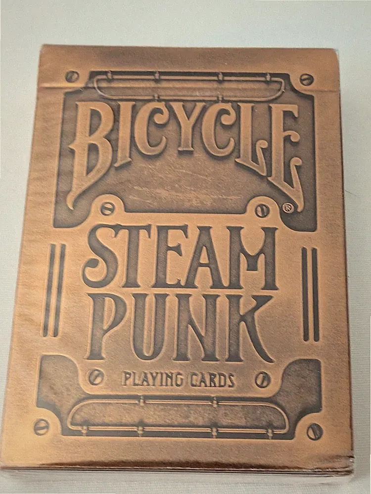 New Bicycle Steampunk Bronze Playing Cards SEALED Made In USA PC1