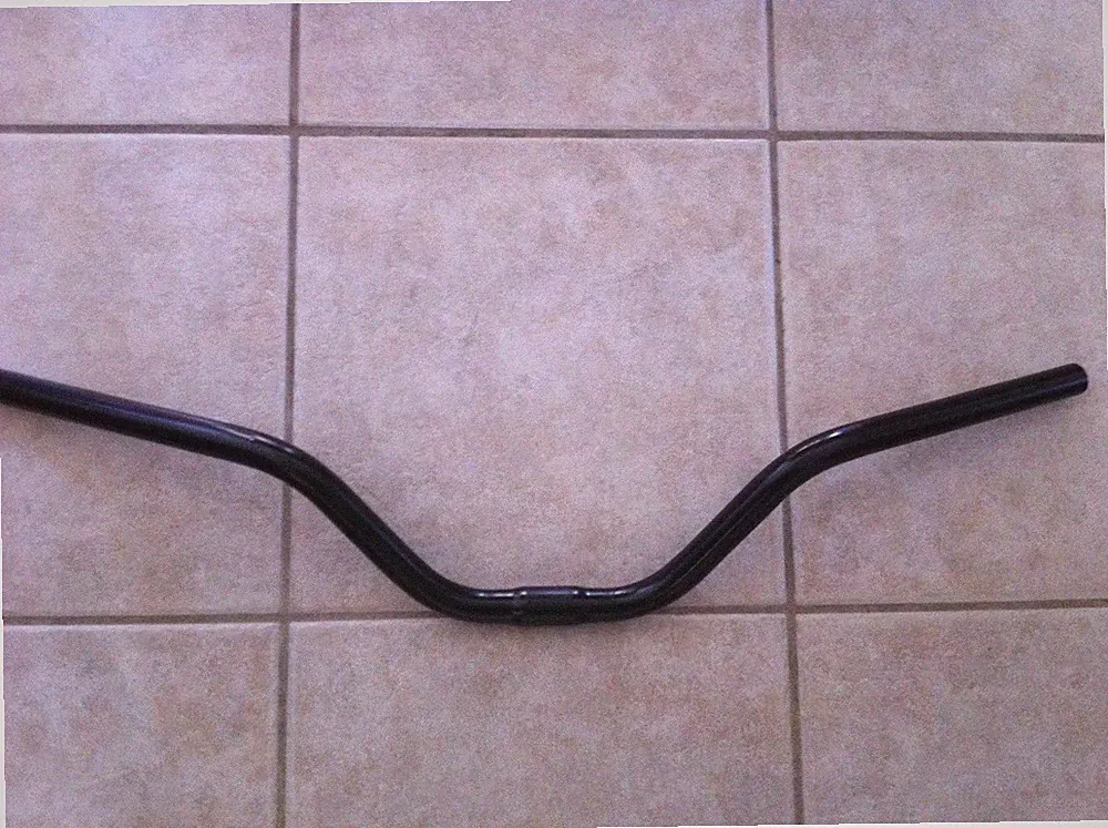 NEW STEEL BICYCLE MTB CITY BIKE RISE HANDLEBAR 28" X 5" X 25.4MM BLACK CYCLING!