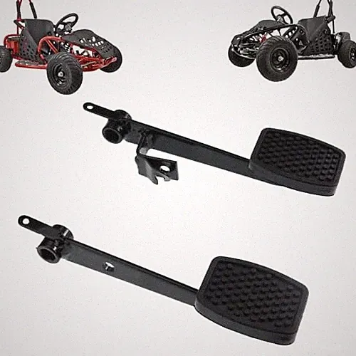 Right Left Foot Pedal Set Go Kart Cart Throttle Brake Mini Bike Drift Trike