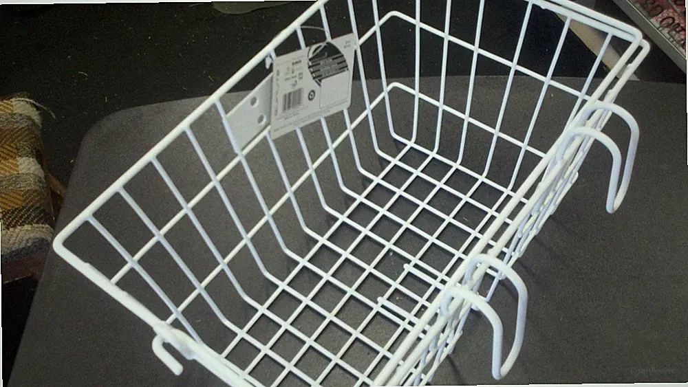Sunlite Lift Off Cruiser Commuter Bicycle Basket -14.5x8.5x7 quick mount White