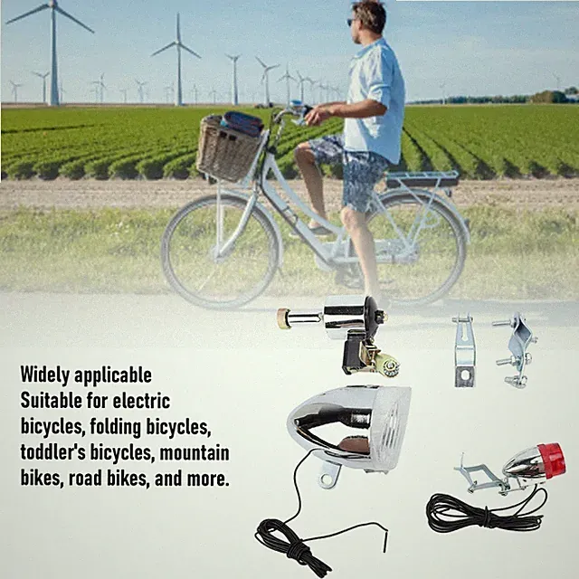 Universal Bike Light Generator Kit for Mountain Road Electric Folding Bikes