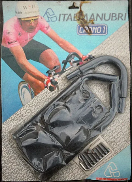 Vintage 80's NOS NEW ITM Crono 1 timetrial aero handlebar bars triathlon Crono1