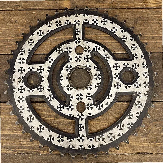 Vintage DK BMX Chainring Steel Iron Cross Bicycle Sprocket 370g Race Cruiser 44