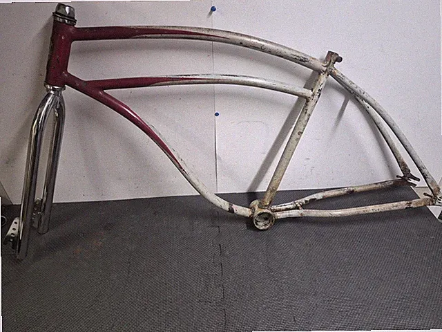 Vintage Prewar 41 Huffman 26" Western Flyer Mens Bicycle Frame Fork Klunker G519