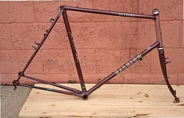 Vintage Raleigh Alyeska Touring Bike Frame / Frameset - XL / 65cm