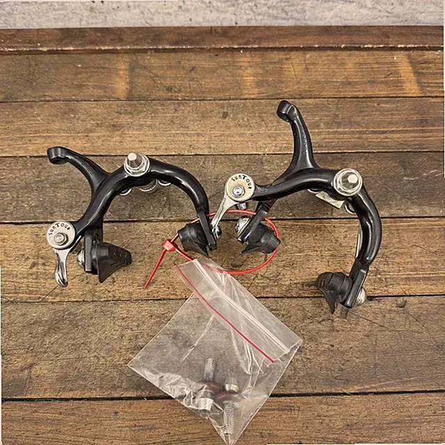 Vintage Suntour Superbe Brake Caliper Set Black 4700 Recessed Japan 80s Bike