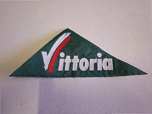 Vintage Vittoria Tires - Racing Cycling, Embroidered Iron On 6.5"x2.75"