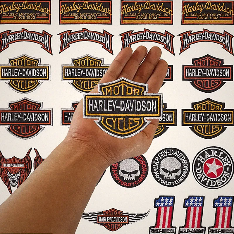 Wholesale Motorcycle Biker Big Bike MotoGP Logo Iron on Embroidered Patch Random